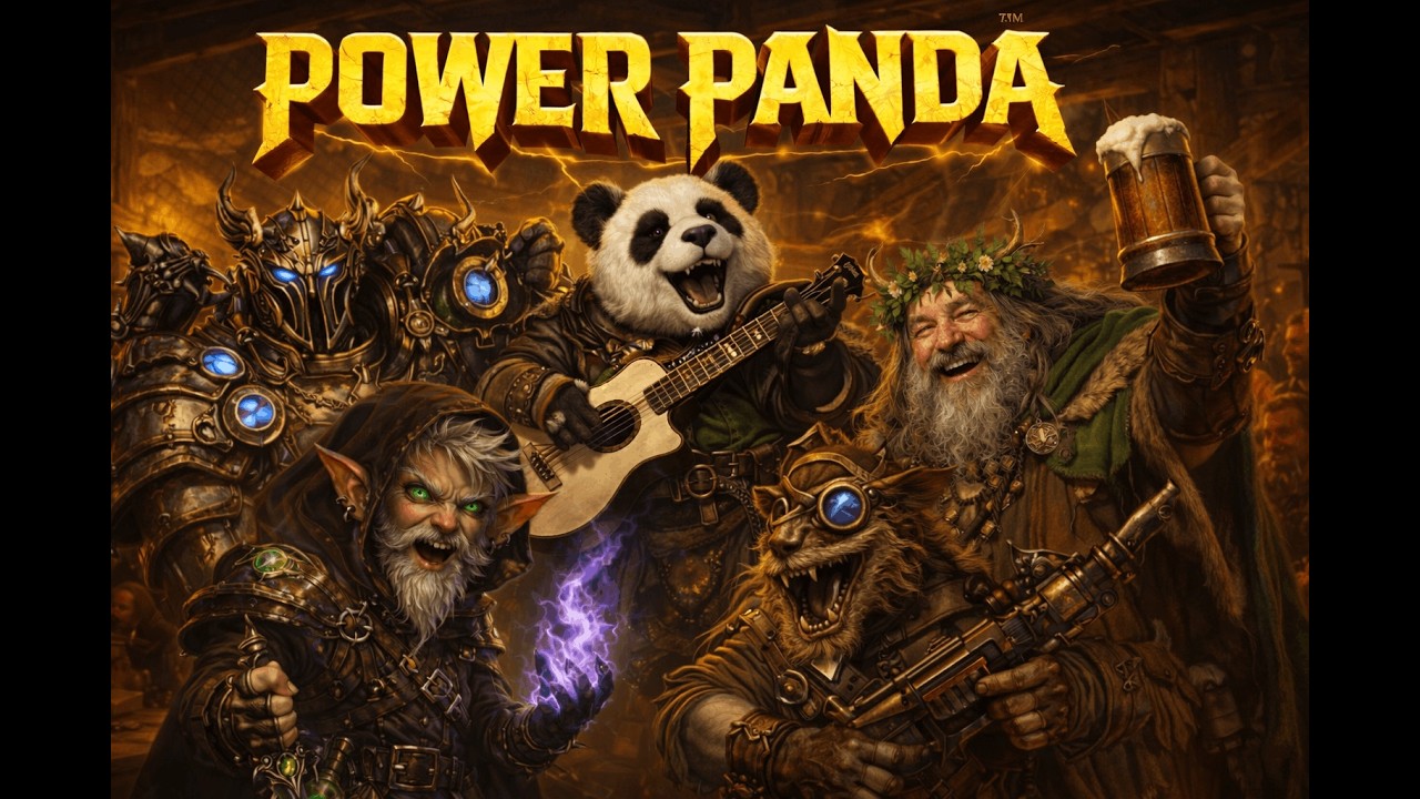PowerPandas – The Ballad of Steel, Ale, Shadow and Gear (Epic Power Metal Ballad)