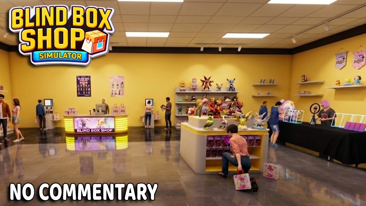 Blind Box Shop Simulator | No Commentary Long Gameplay