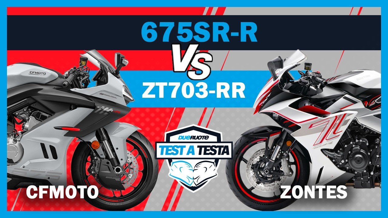 CFMOTO 675SR-R VS ZONTES ZT703-RR: 3 cilindri, occhi a mandorla e cordoli - Test a Testa #31