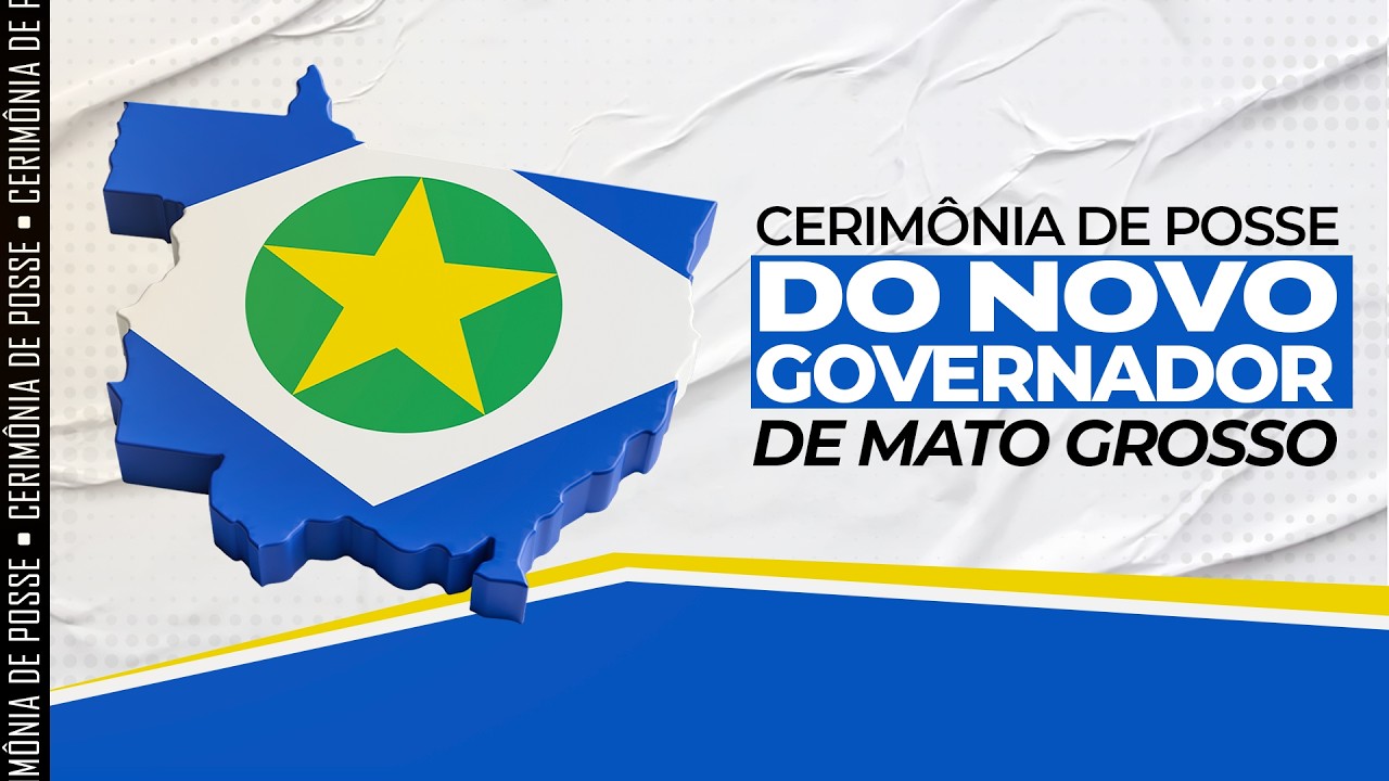 Cerim&ocirc;nia de posse do novo governador de Mato Grosso