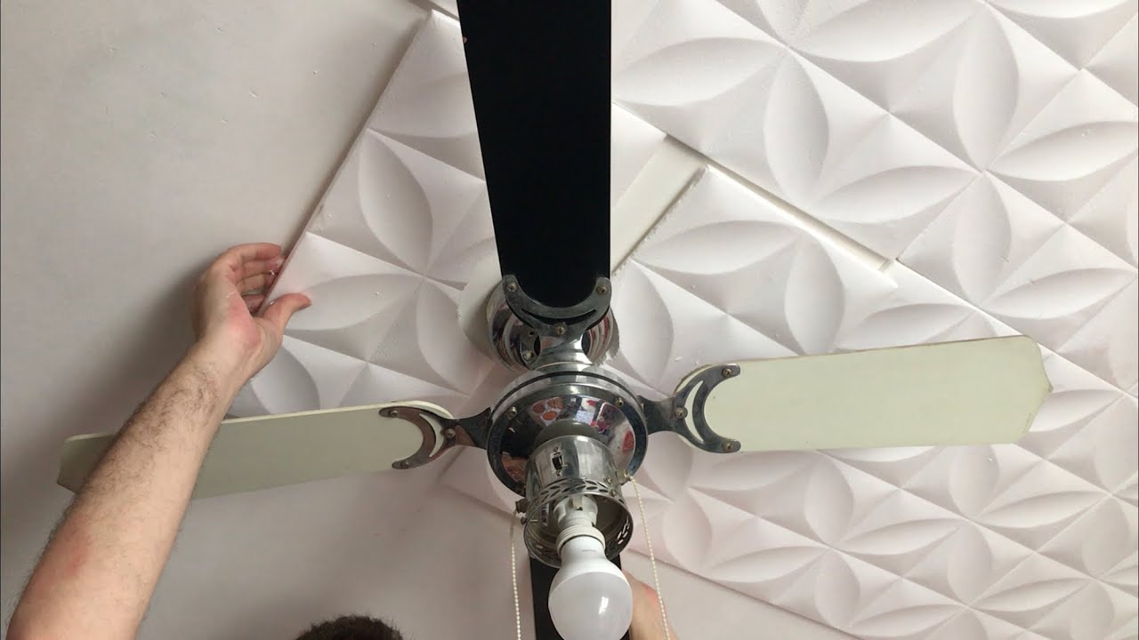 Strafor Tavan Kaplama uygulaması nasıl yapılır ? Bu defa beyaz yonca desen ☘️ uygulaması  #kendinyap