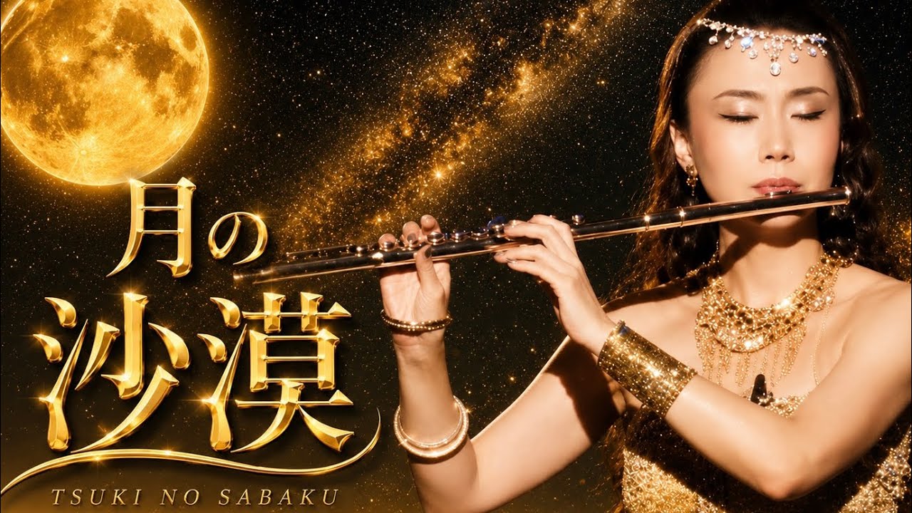 月光～月の沙漠 Moonlight Sonata～Tukinosabaku MISAOFLUTE 波戸崎操with ウード