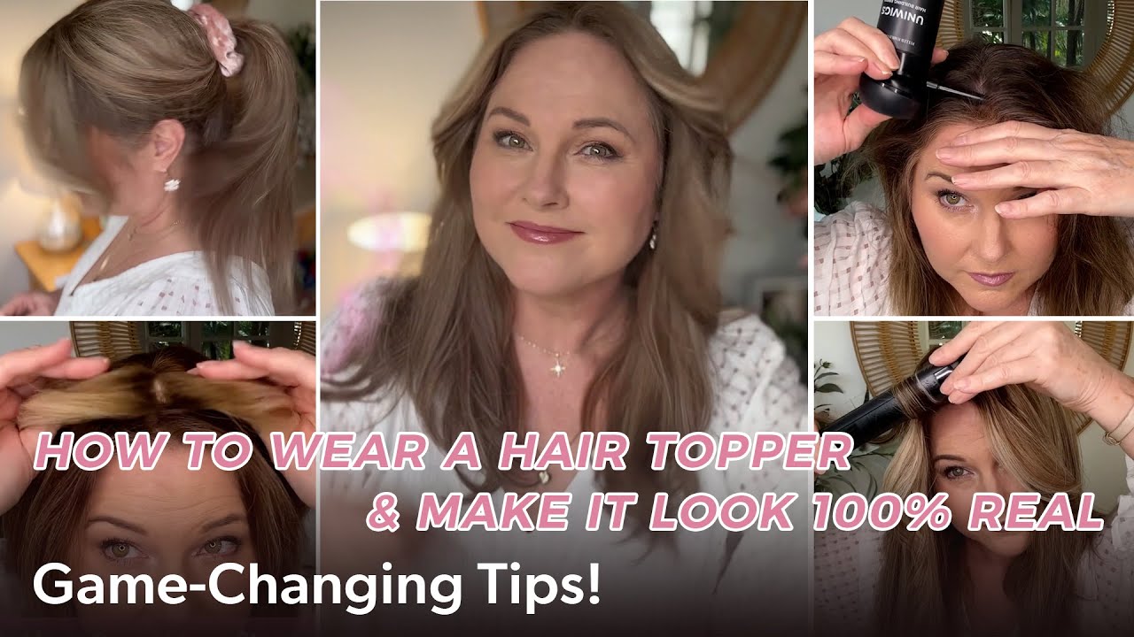 How to Wear a Hair Topper & Make It Look 100% REAL (Game-Changing Tips!) | UniWigs Upgrade Courtney