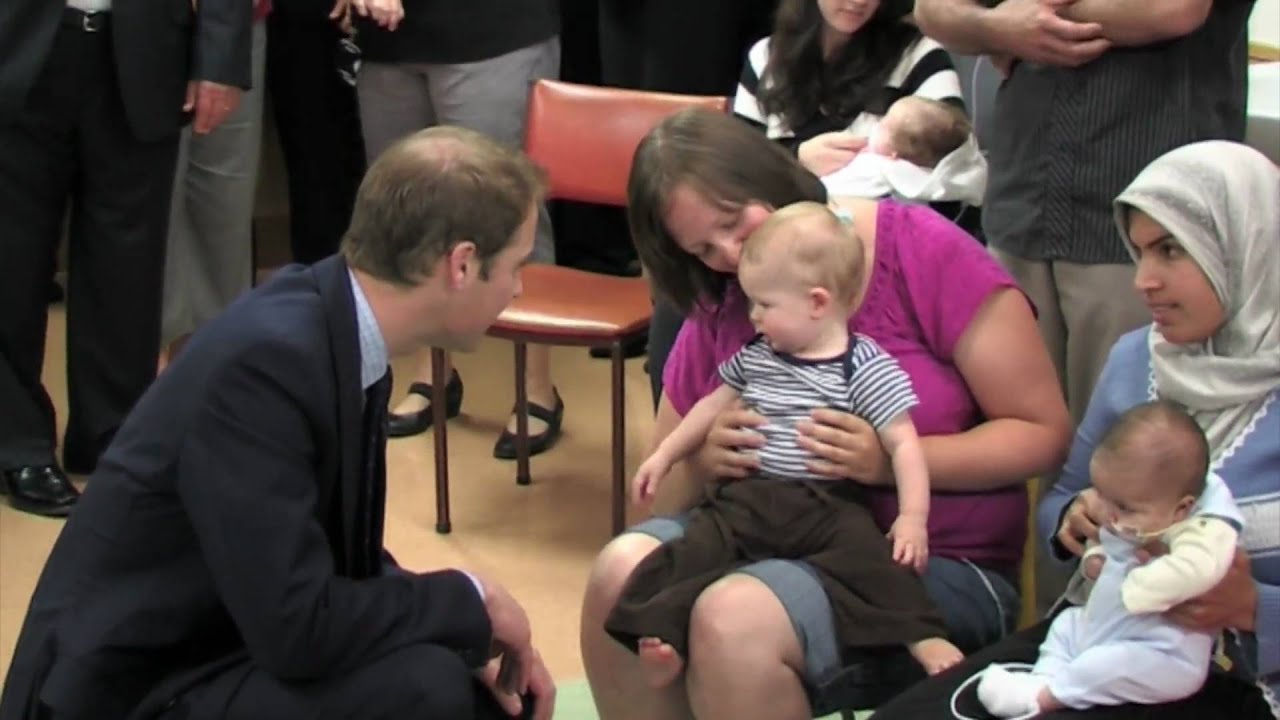 Prince William visits children at Wellington Hospital