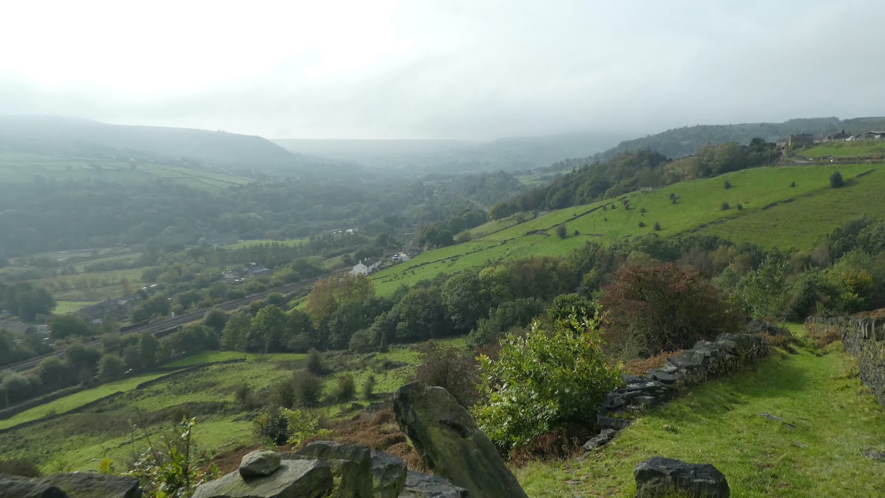 Colne Valley Circular Walk, and Slaithwaite Moors, West Yorkshire