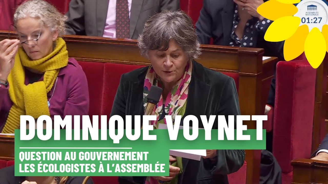 Dominique Voynet, députée du Doubs s’adresse au gouvernement concernant la transition écologique
