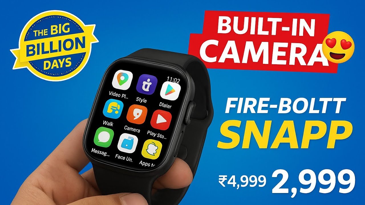 Fire Boltt Snapp 4G Smartwatch Unboxing | First Android Camera Watch Fire-Boltt Snapp #fireboltt