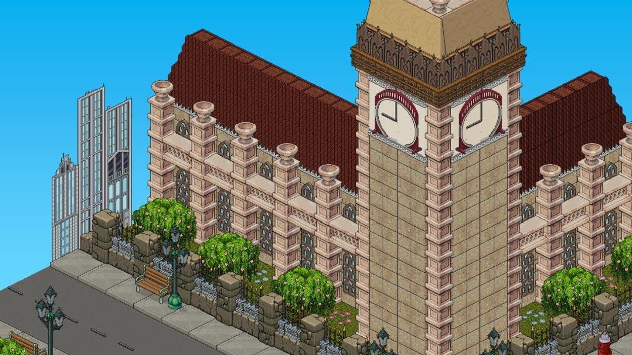 How to BUILD a Habbo Big Ben (London)