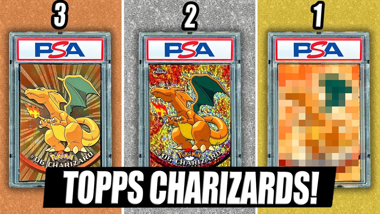 Showing ALL 20 Topps Series 1 Charizard Variations + Consignments !!!