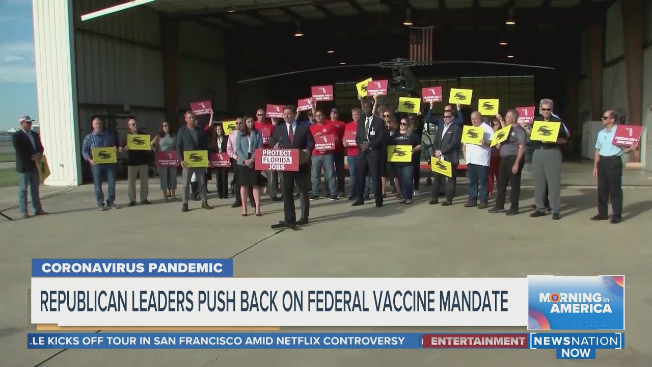 Republican leaders push back on employer federal vaccine mandate | Morning in America