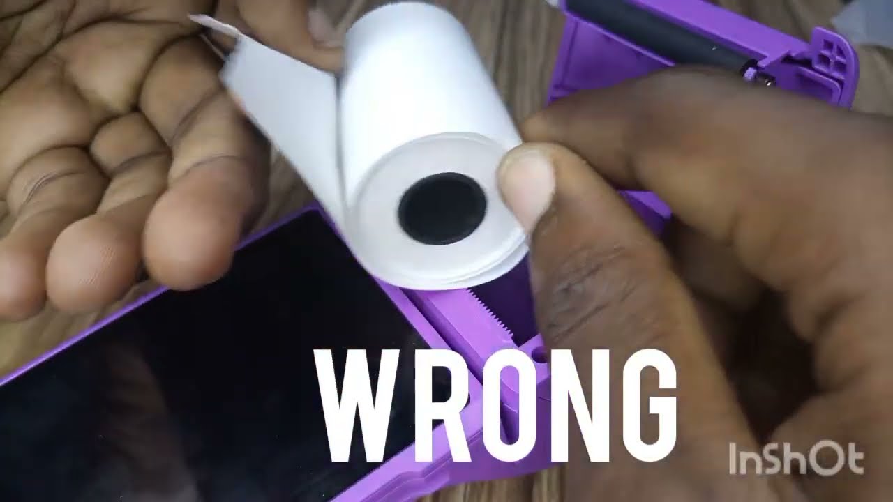How to properly insert paper inside Android POS machine (Palmpay Android)