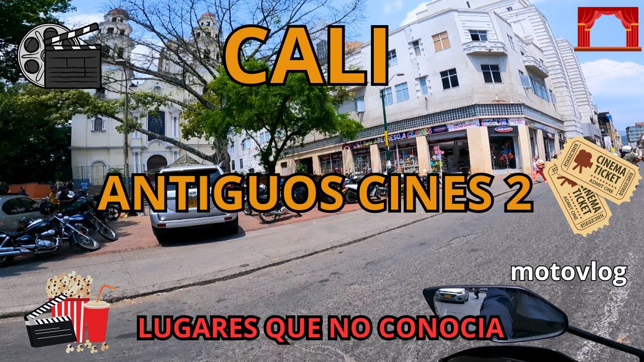 CALI 🇨🇴 TEATROS ANTIGUOS #2 - encontraremos estos cines? Motovlog
