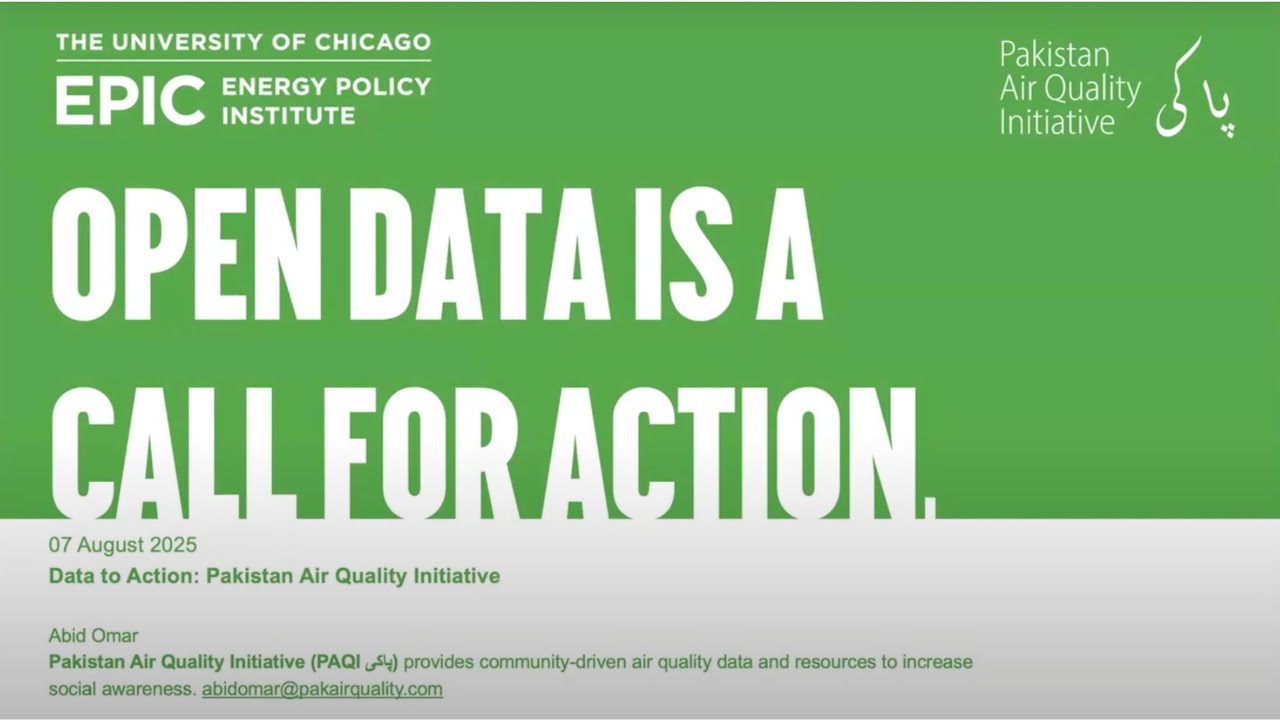 Data to Action: Pakistan Air Quality Initiative