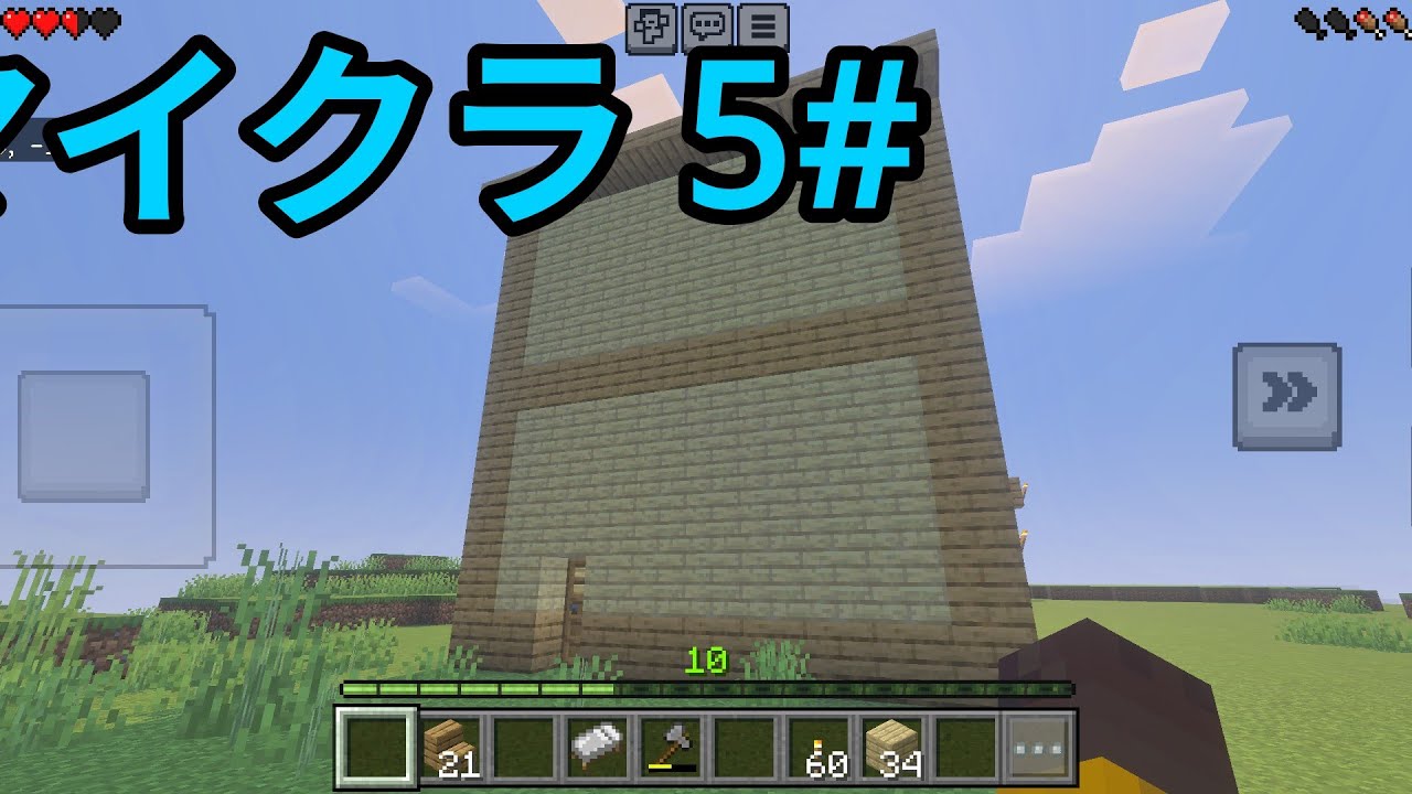 【マイクラ】家づくりしました3月1日