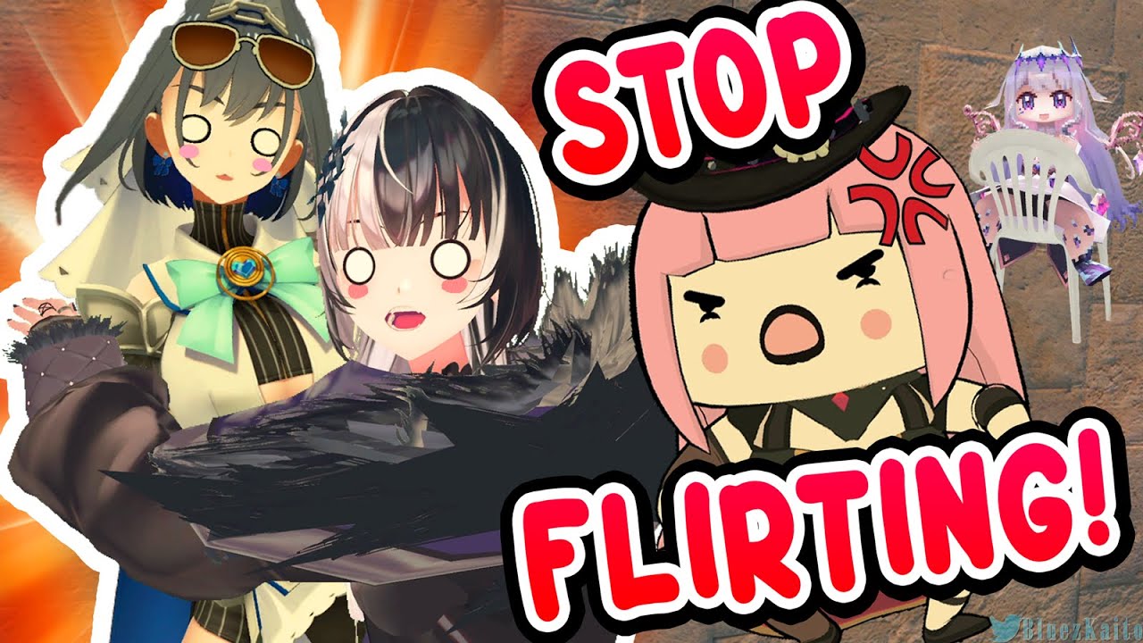 Shiori and Kronii flirting like smooth criminals irate Calli | 【SUPER SMASH BROS. ULTIMATE】