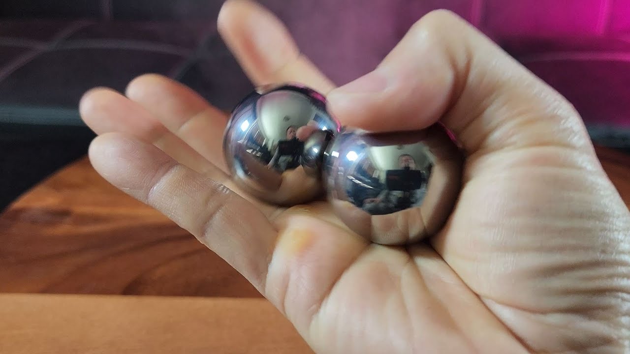Chrome Plated Steel Baoding Balls | Improve Hand Dexterity & Circulation!