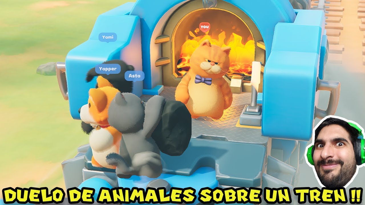 DUELO DE ANIMALES SOBRE UN TREN !! - Party Animals con Pepe el Mago (#3)