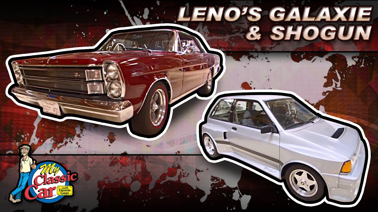 Jay Leno's '89 Shogun Festiva 3 Litre V6 Taurus SHO Engine & 7 Litre 427 '66 Ford Galaxie 500