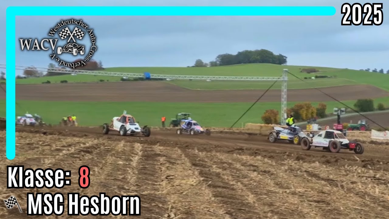 AUTOCROSS Hesborn (D) 2025 - Klasse 8 WACV: Alle Läufe [HD]