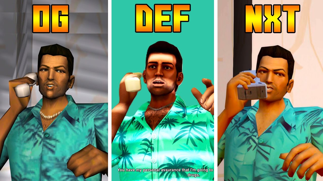 GTA Vice City Original vs Definitive Edition vs Next Gen Edition – A Deep Comparison