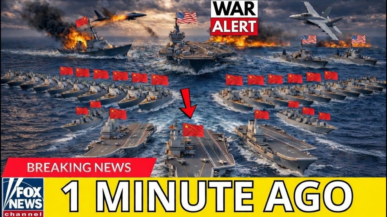 3 Chinese Aircraft Carriers Near Taiwan — The World Is Watching