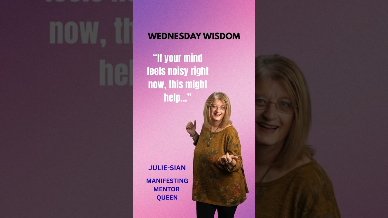Wednesday Wisdom If your mind feels noisy right now, this might help, Clarity Comes When You Ground