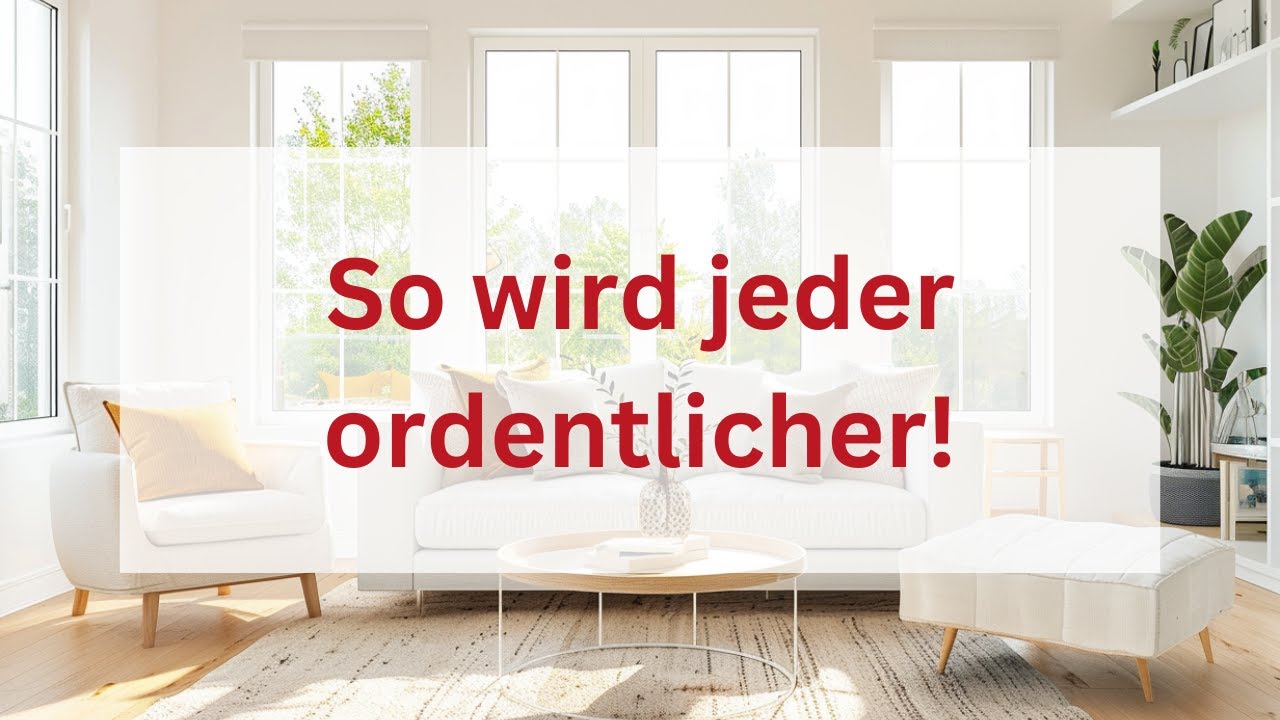 Dauerhaft Ordnung halten im Haushalt: Tipps