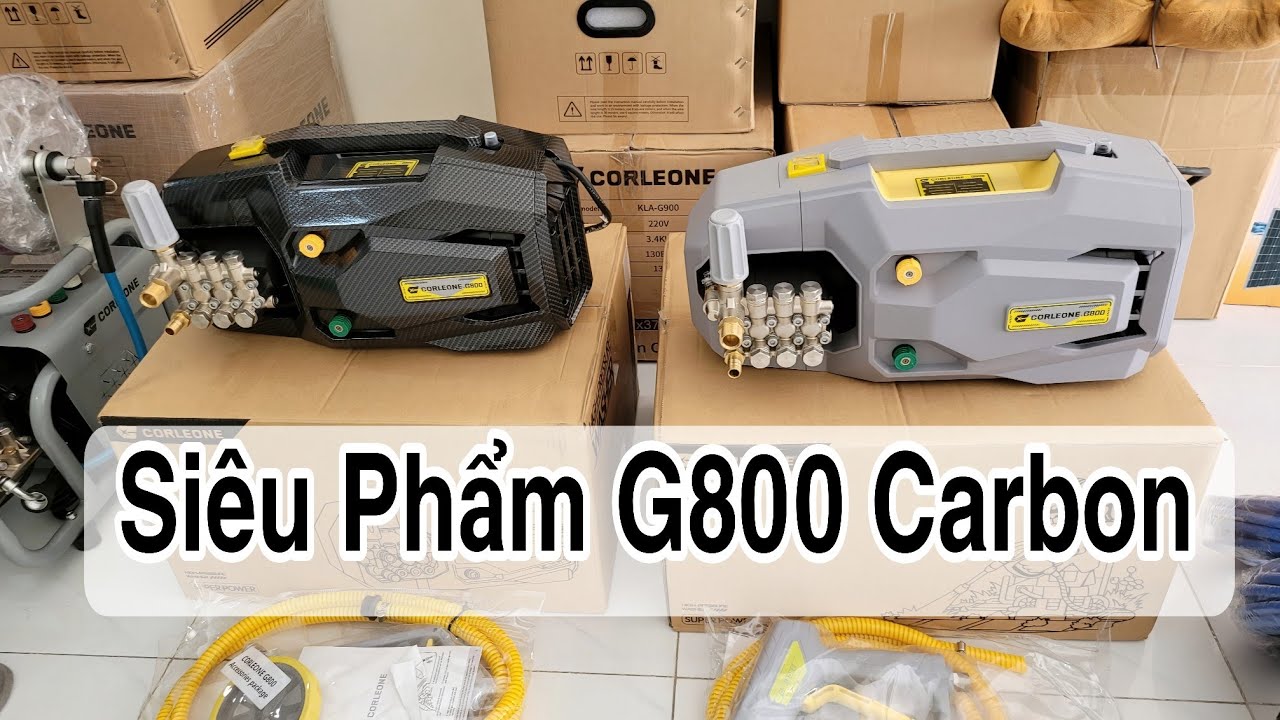 Máy rửa xe cao áp CORLEONE G800 2 Phiên Bản 