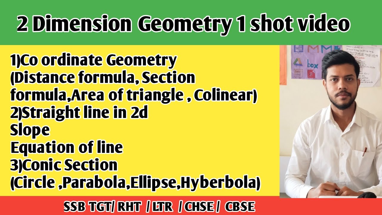 Complete 2d geometry (coordinate geometry & straight line , Conic section ) 1 shot video