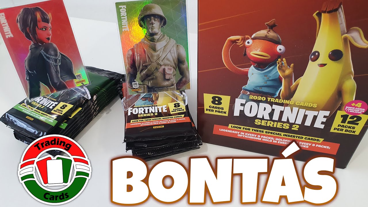 Panini Fortnite Series 2 Mega Blaster Box + Garantált Holo Kártya | Bontás