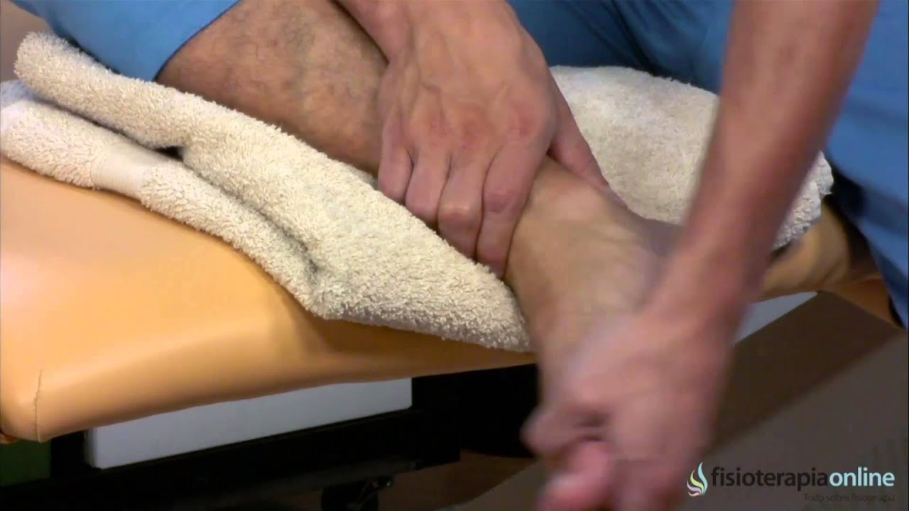 Tratamiento y movilización para esguice de tobillo - Fisioterapia Bilbao