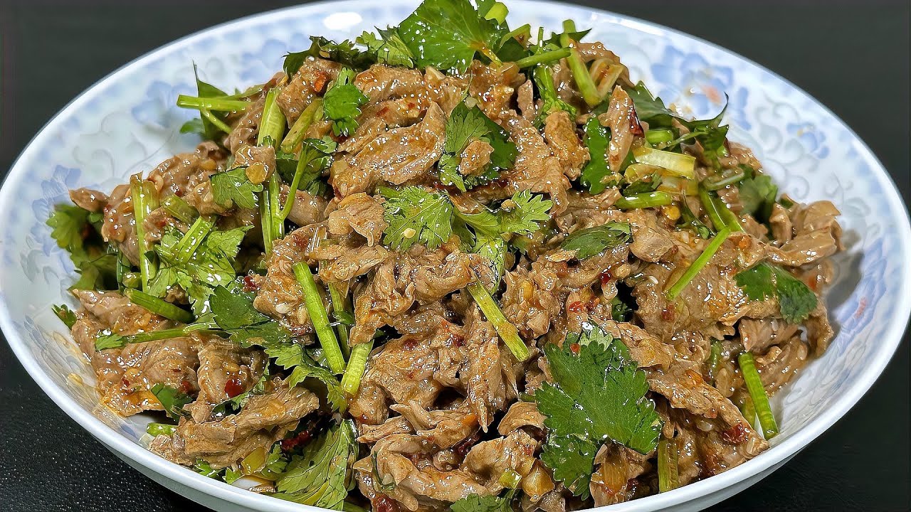 涼拌牛肉教程！大師帶你學做最鮮香的牛肉冷盤，下酒宴必備 #美食 #家常菜 #营养汤 #春季食谱 #素菜