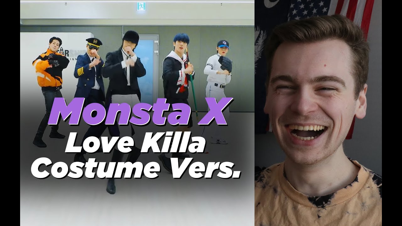 ALL DAY, BABY (MONSTA X (몬스타엑스) - 'LOVE KILLA' Dance Practice (Costume ver.) Reaction)