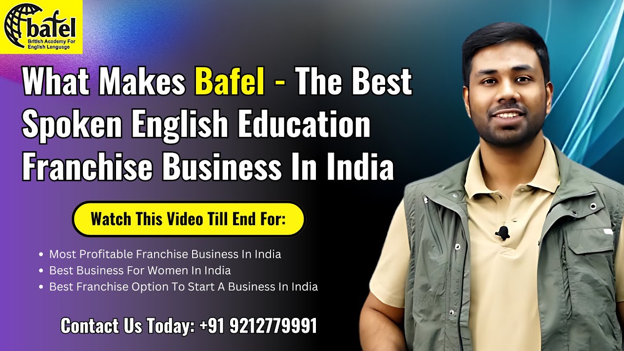 #franchisesuccess  Bafel Franchise - The Best Spoken English Education Franchise Business In India