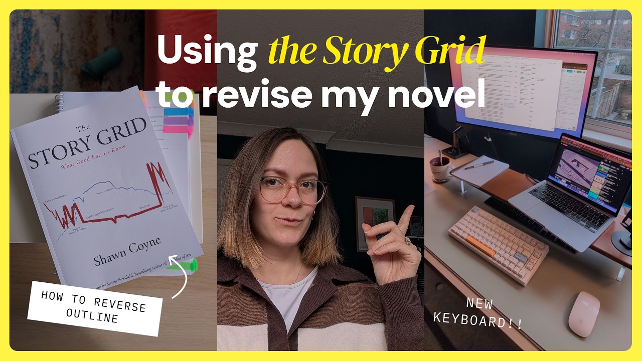 Using the Story Grid to reverse outline my scifi novel in Notion – Revision vlog || ✍️  Episode 12