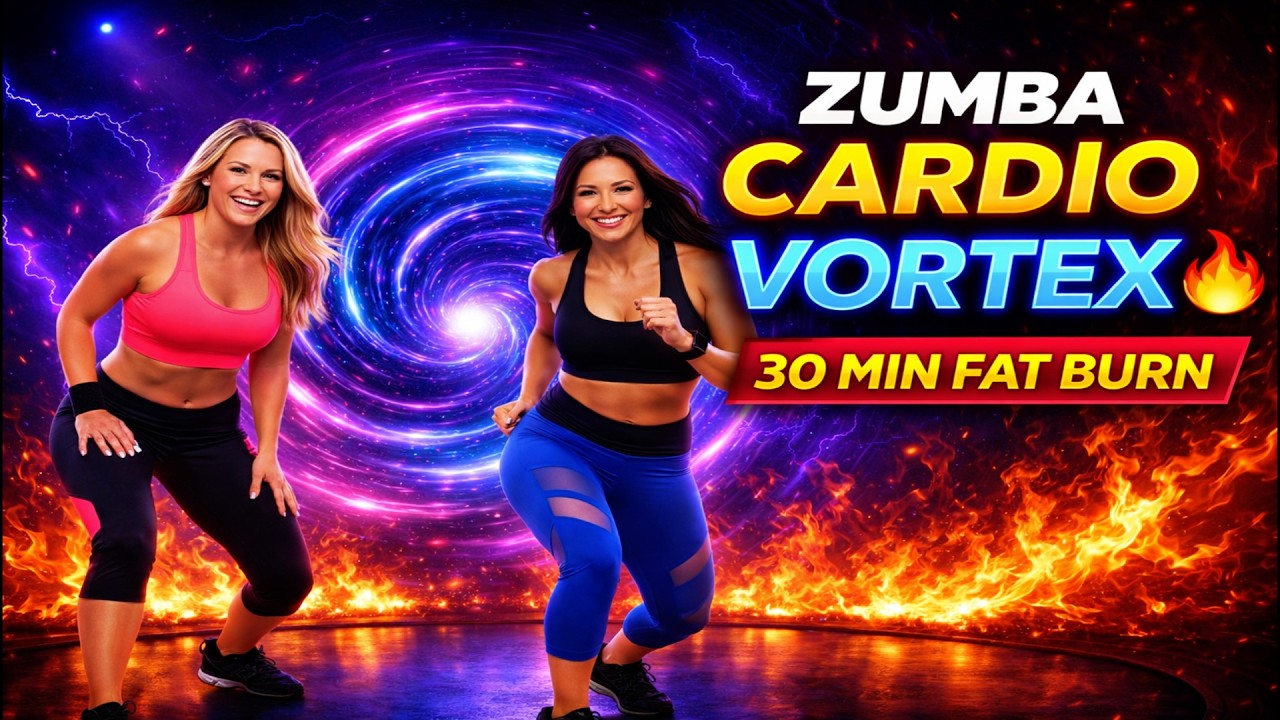 ZUMBA CARDIO 30 MIN Vortex Fat Burn Workout Party 2026 High Energy Latin Dance