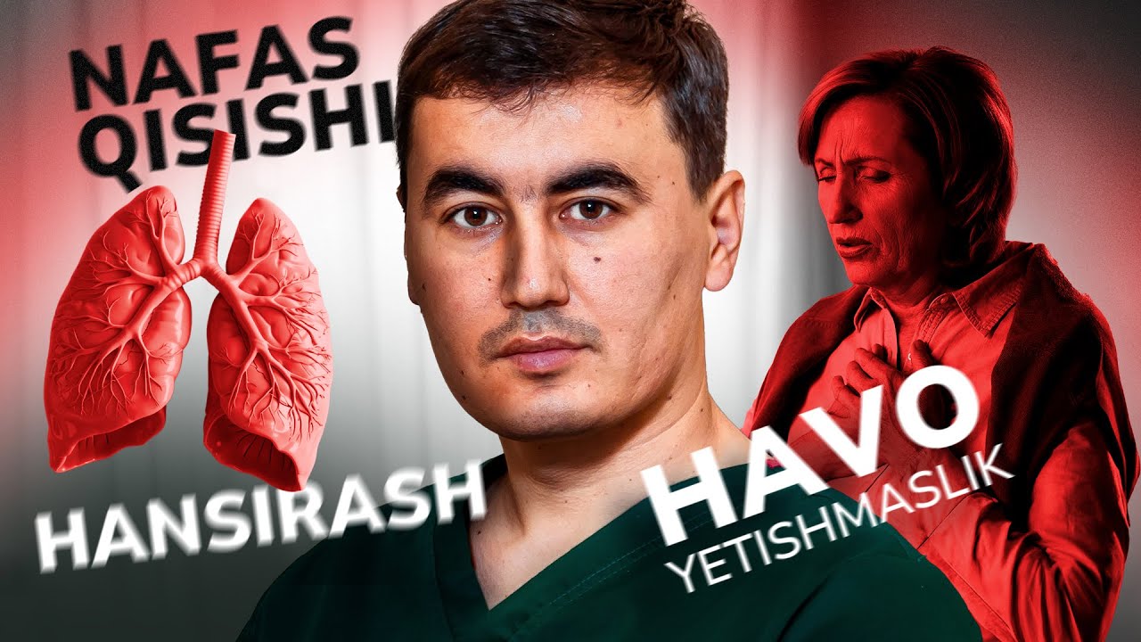 Nafas siqishi, hansirash, havo yetishmasligi sabablari va davosi