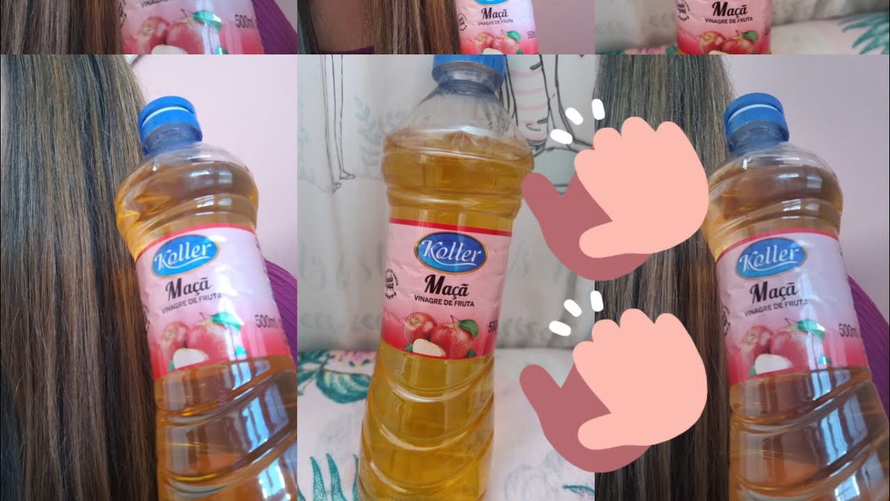 Vinagre de maçã,receita caseira para cabelos ressecados 🥰