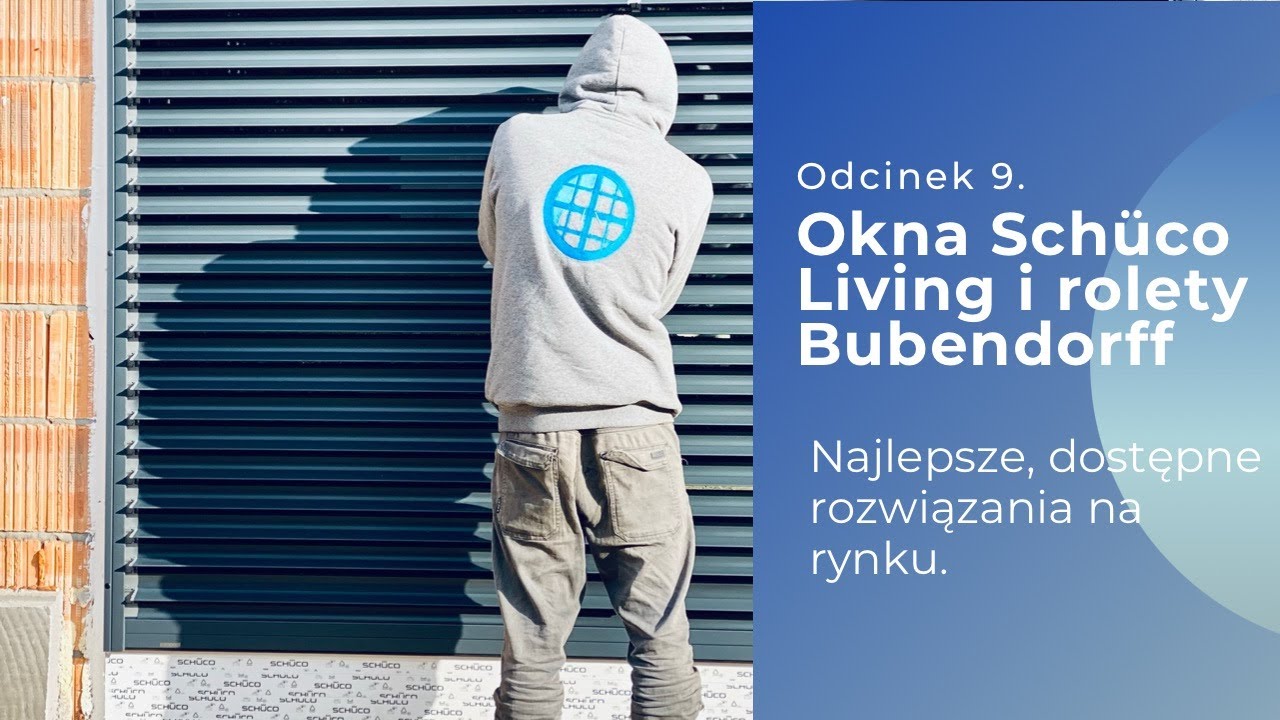 Okna PVC SCHUCO Living i rolety BUBENDORFF w pięknym domu w stylu HomeKONCEPT