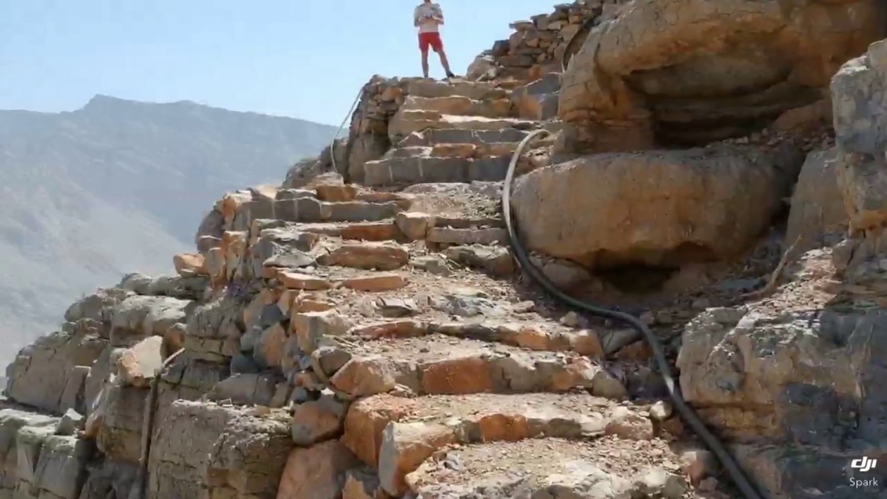 Jebal Jais Hike Drone Footage