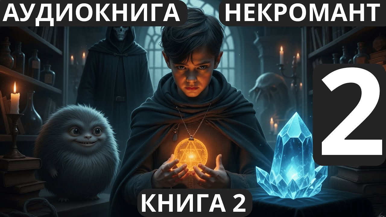Некромант | Книга 2 | Первая практика | Скелеты в доме с привидениями | Древний амулет и Кот