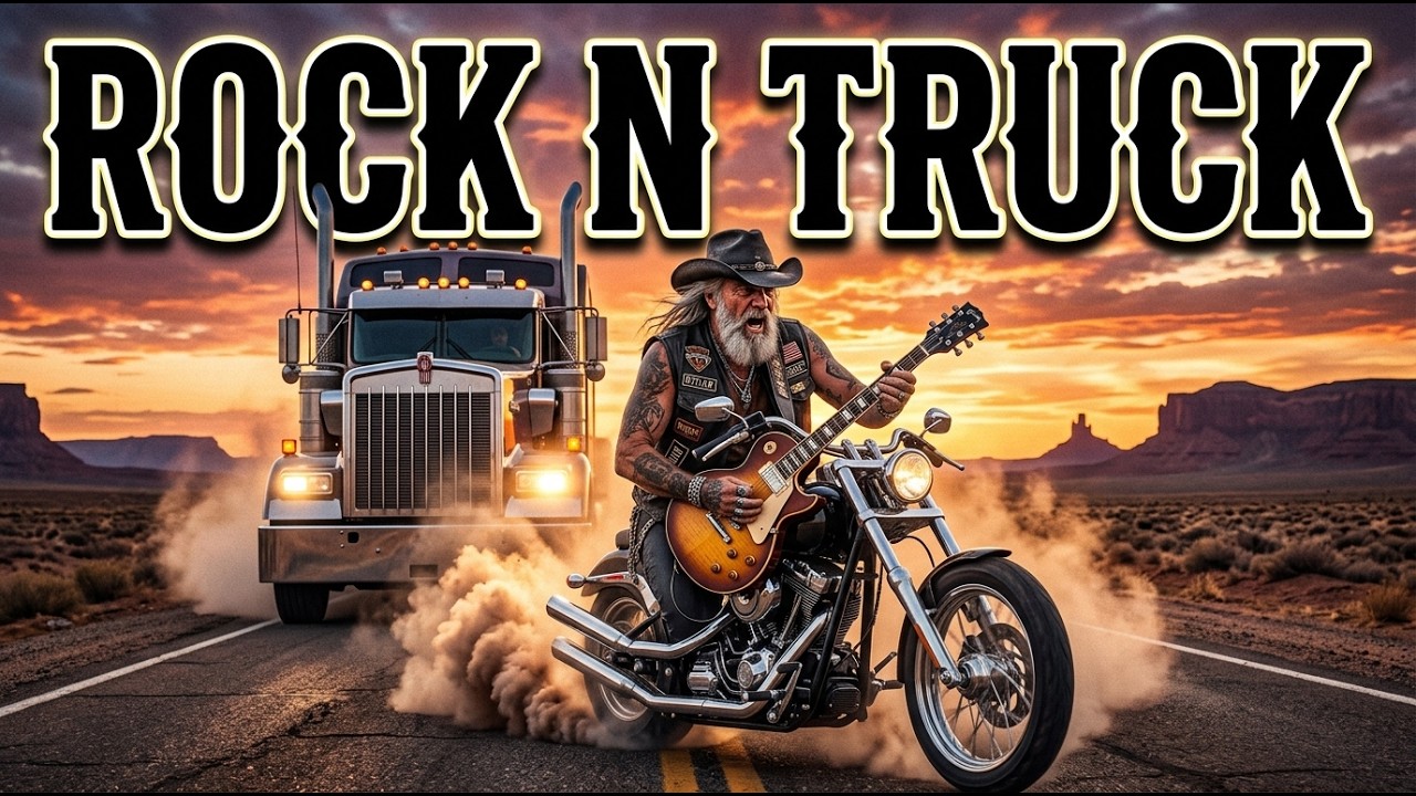 🔥 Rock Country 2026 - Burning Sunset Highway | Country Rock Drive for Endless Roads.