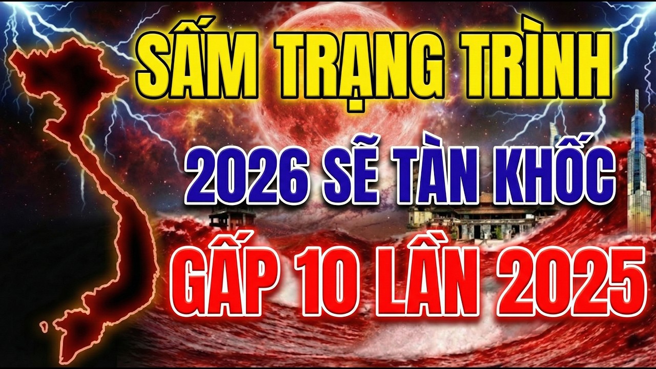 SẤM TRẠNG TRÌNH 2026: SẼ TÀN KHỐC GẤP 10 LẦN 2025? | TỊNH TÂM NGHE PHÁP