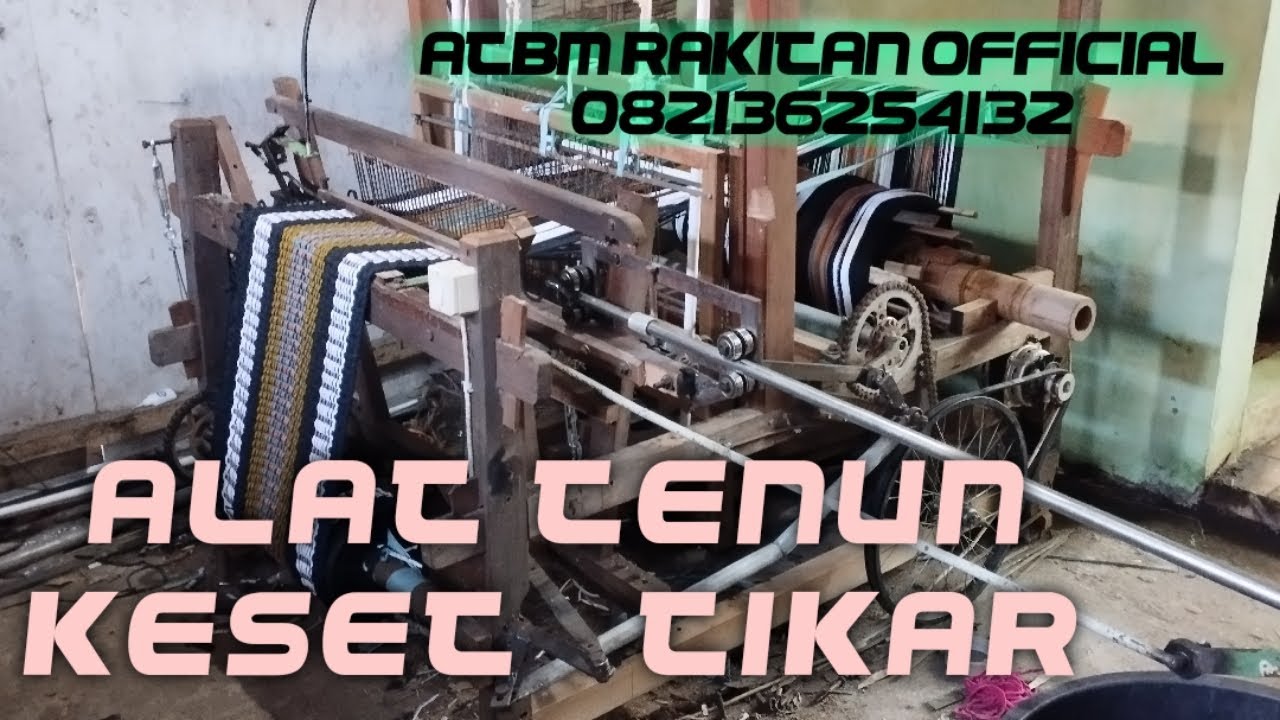 ALAT TENUN KESET DAN TIKAR HOMEMADE  #diy #tenun #atbm  #powerloom  #viral