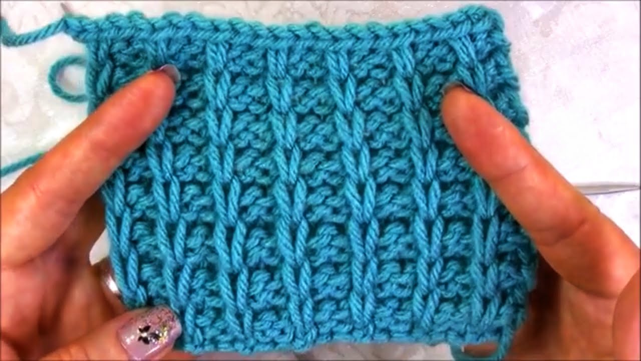 Ridge slip stitch tutorial -  Free knitting patterns - Stitch 28