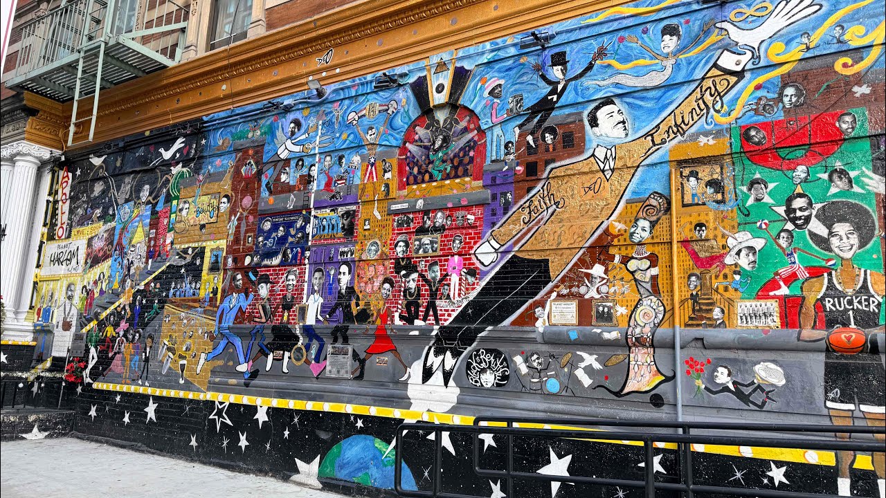 Harlem NYC Winter Walking Tour – 125th Street & Brownstones ❄️ 4K