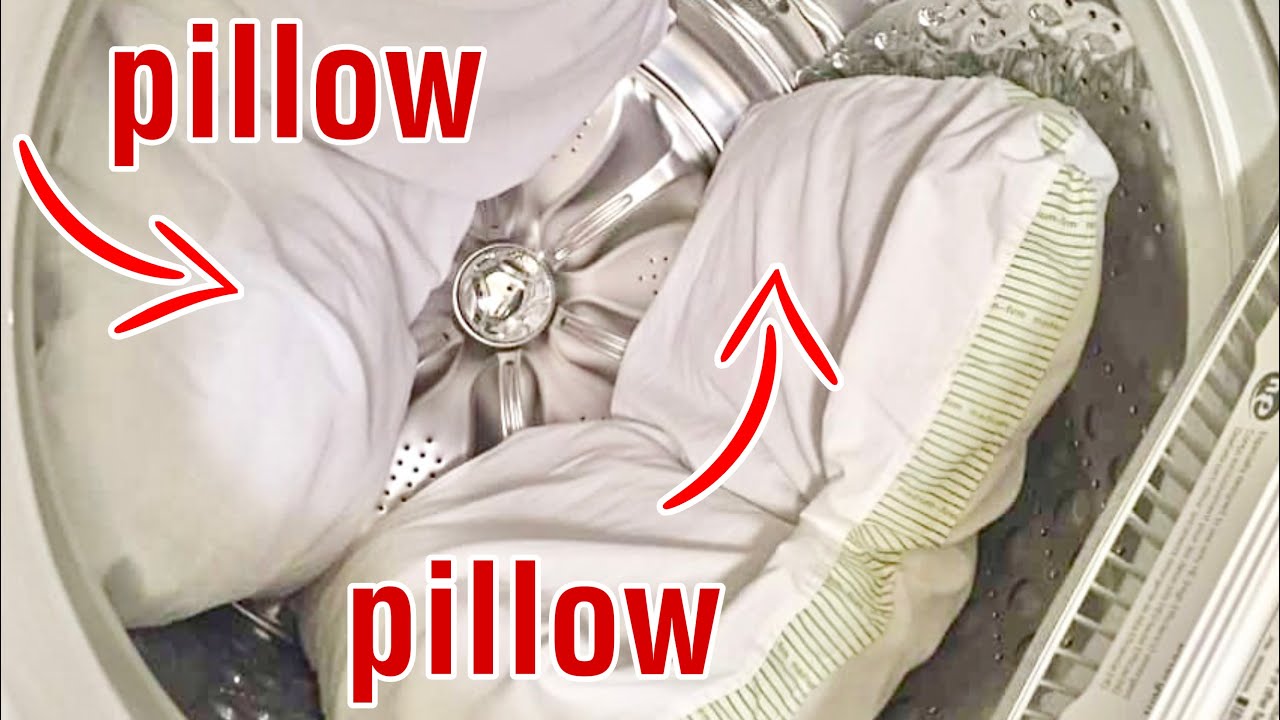 Stand 2 Pillows in Your Washing Machine for THIS Brilliant Cleaning Hack (Magic!)