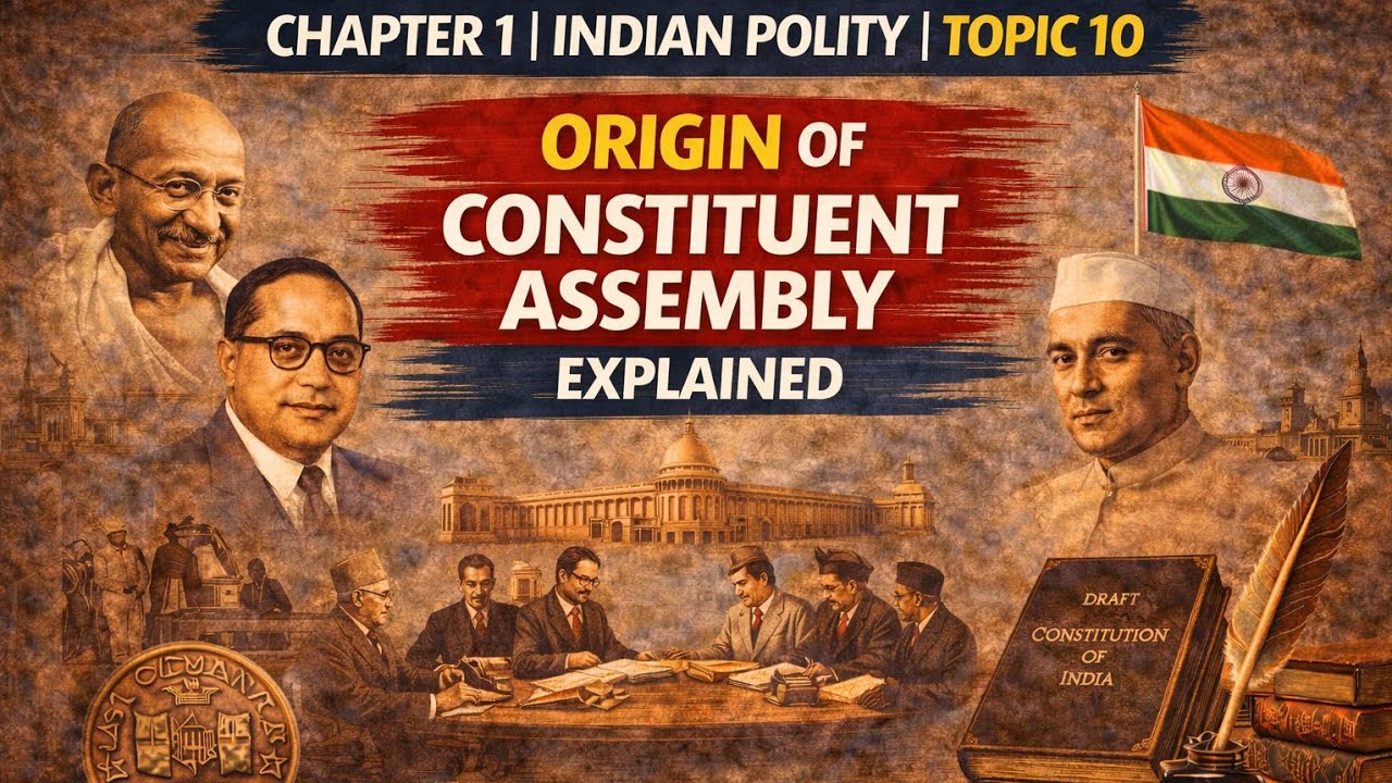 Origin of Constituent Assembly Explained | Indian Polity chapter 1| UPSC / PCS Preparation