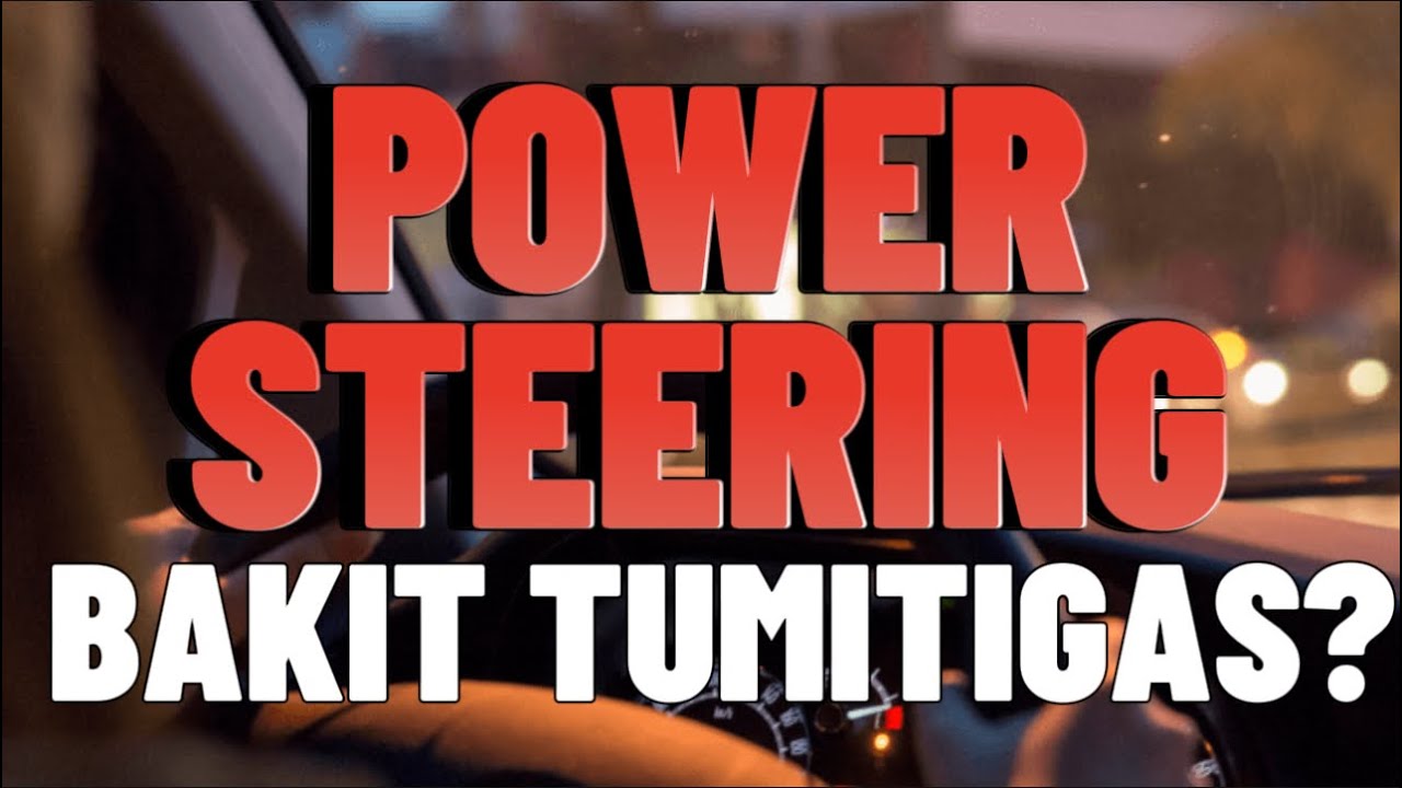 Electronic POWER STEERING TUMITIGAS 2012 PA LANG PROBLEMA NA NI AUTORANDZ.