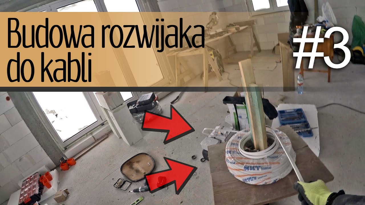 #3 Budowa rozwijaka do kabli DIY
